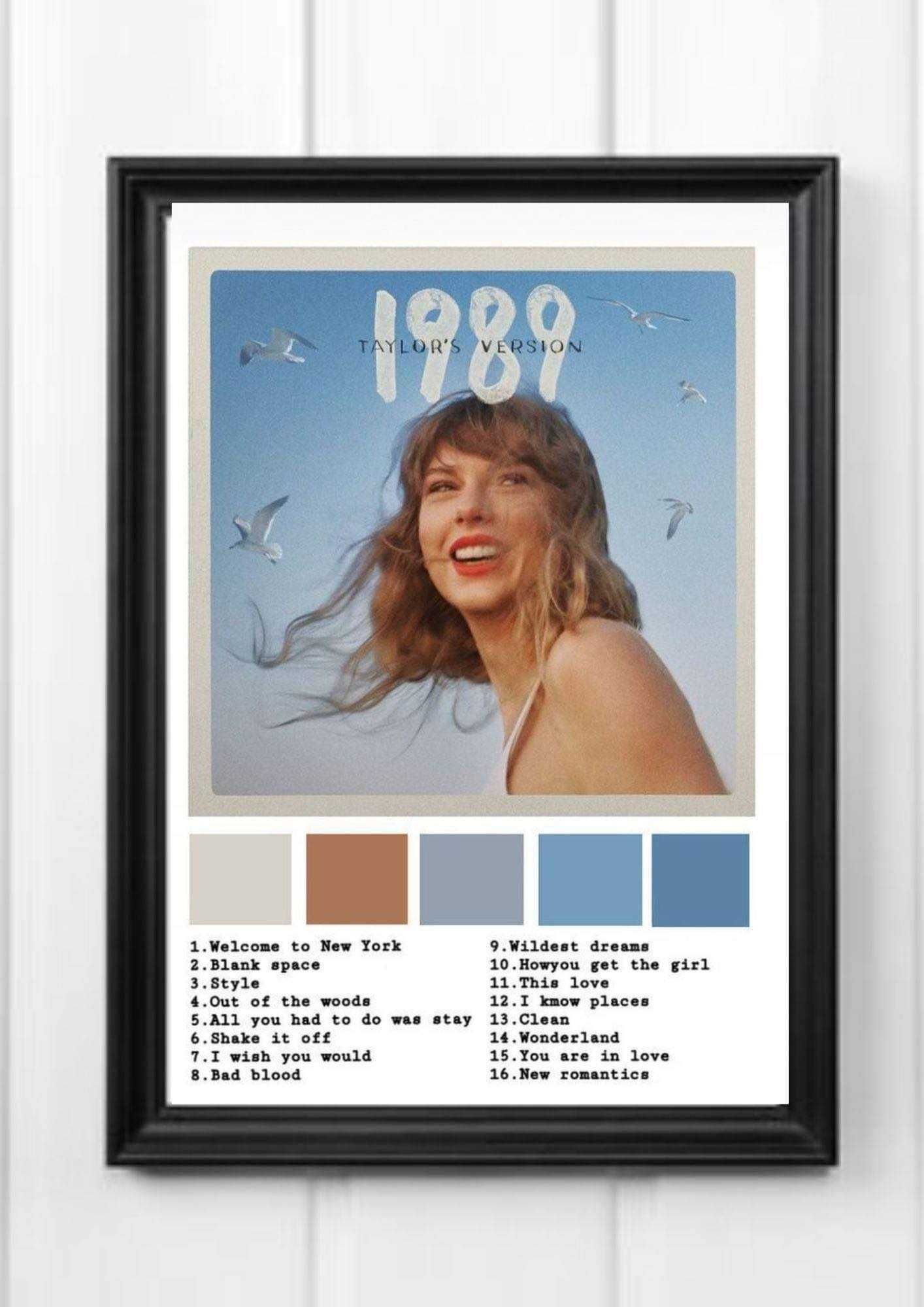 Plakat A4 kodak taylor swift muzyka