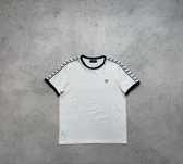 Мужская Футболка Fred Perry С Лампасами Оригинал Идеал M-L Кэжуал