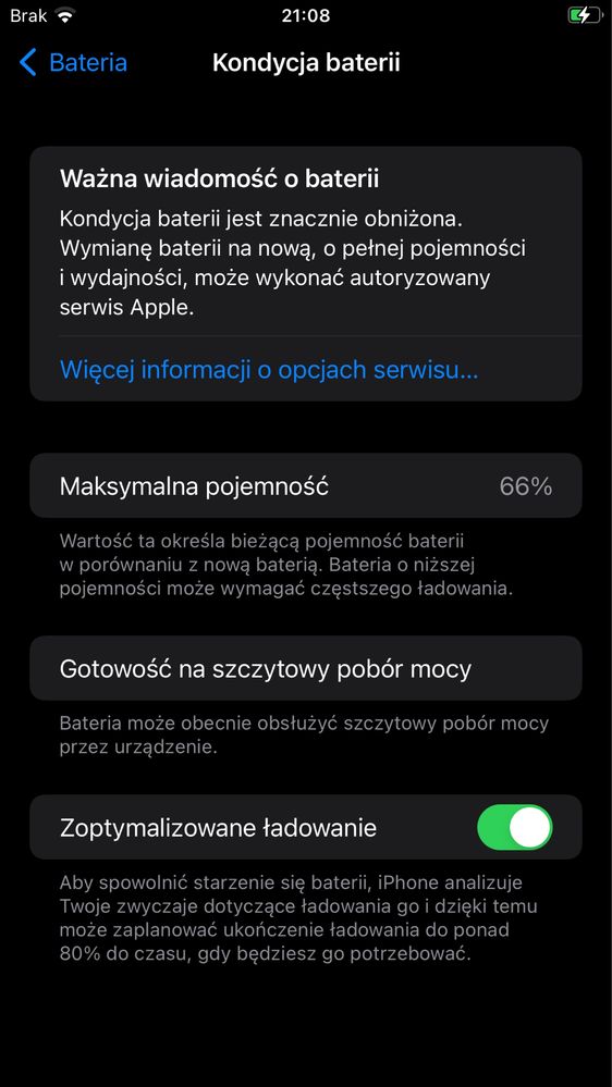 sprawny iphone 6s plus 64gb 66% baterii