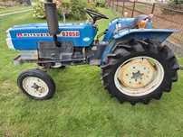 Mitsubishi D2050 + glebogryzarka 4 cylindrowy minitraktor