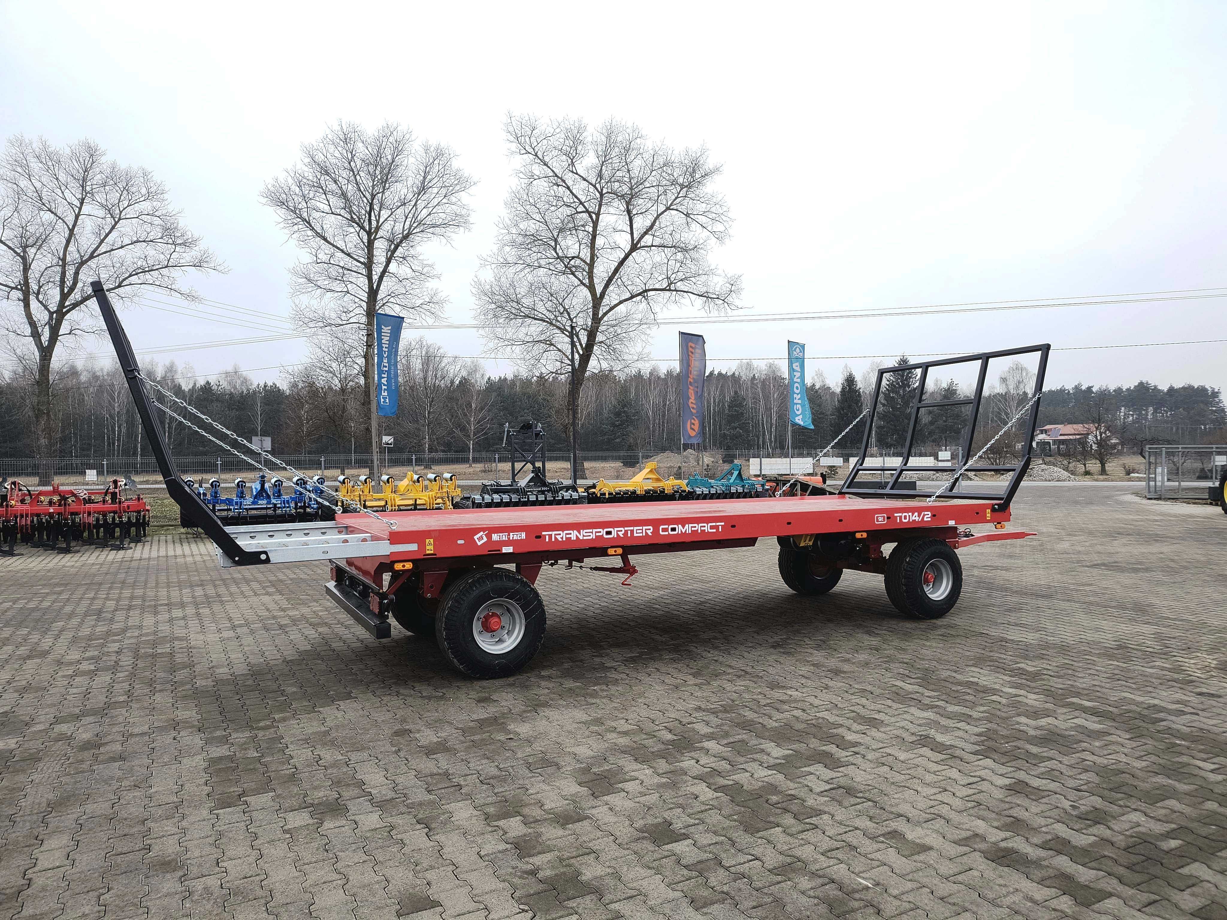 Przyczepa Platforma do Bel METAL-FACH T014 T009 PRONAR T022 laweta