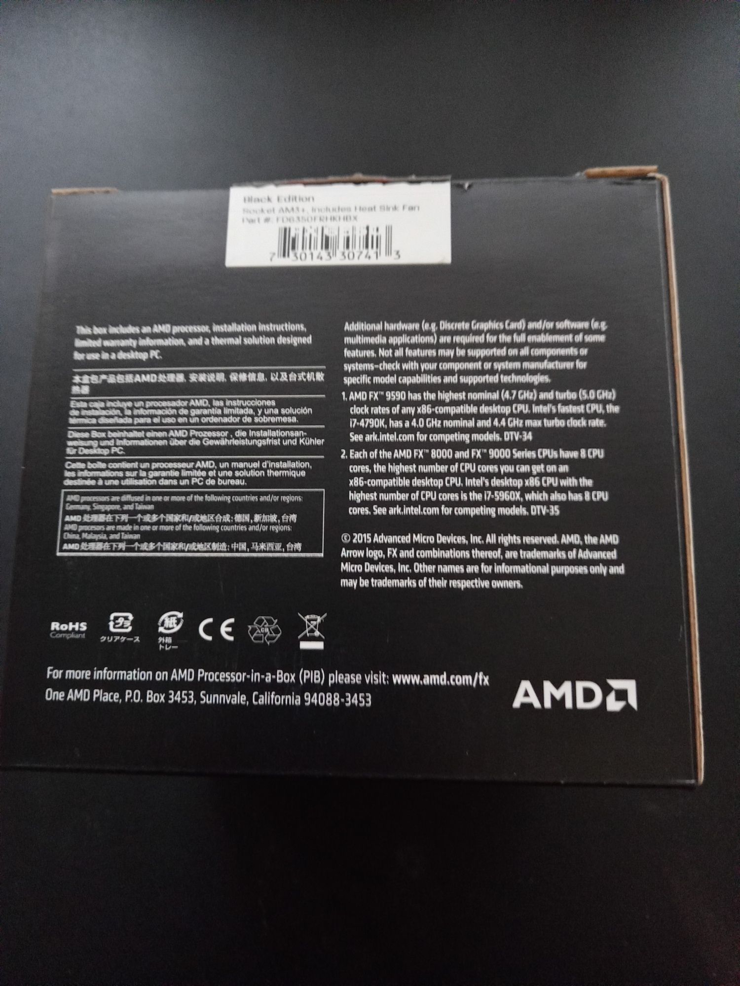 Procesor AMD FX 6350 z wentylatorem, do PC- NOWY!!!