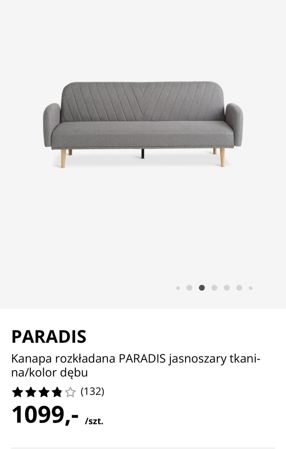 Kanapa rozkładana PARADIS