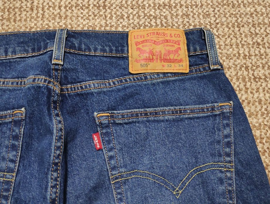 Levi's 505 джинси straight оригінал W32 L34