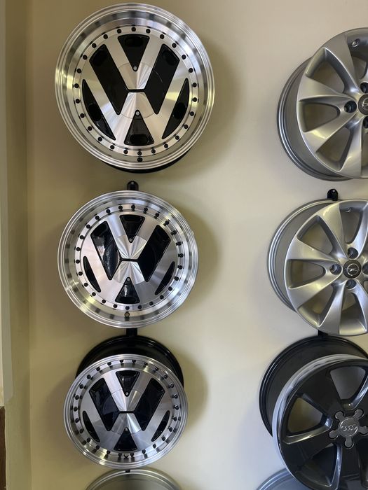 Jantes 14” 15” 16” 4x100 Estilo VW Golf MK1 Jetta MK2 Polo Caddy