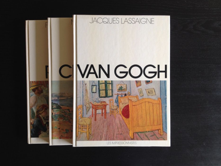 3 livros - Les Impressionnistes: Van Gogh/Cézanne/Renoir