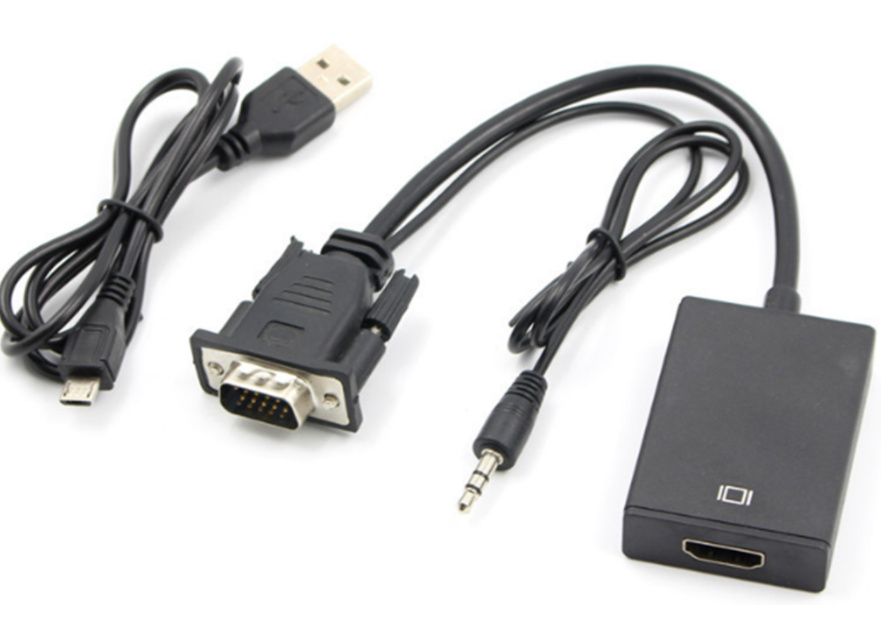 VGA para HDMI 1080p Com Audio