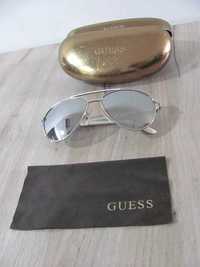 GUESS-Okulary PRZECIWSLONECZNE Damskie - GF0292 Aviator