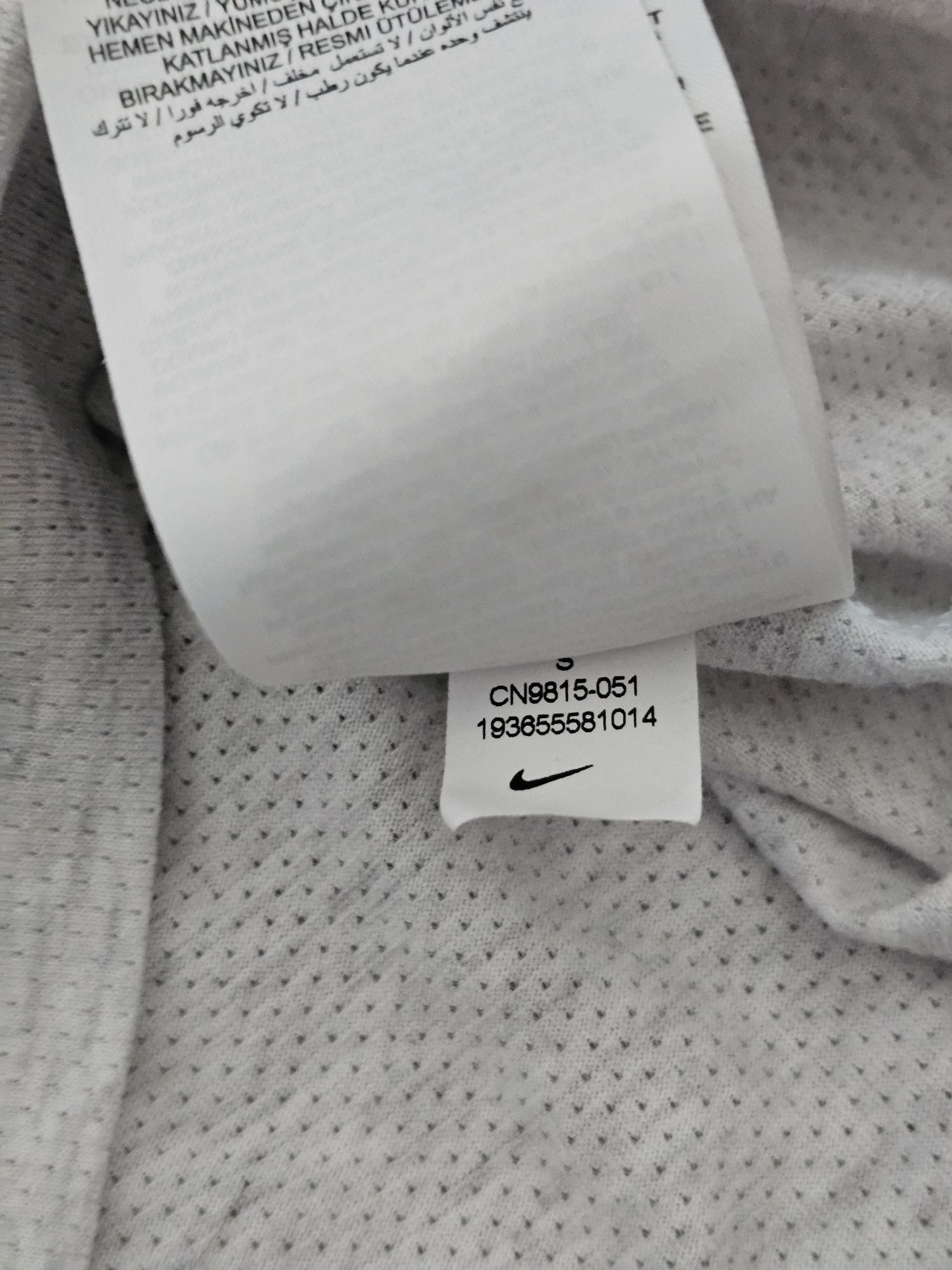 Koszulka Nike Dri-fit Rozmiar S Biała Logo Swoosh  T-Shirt Nike Swoosh