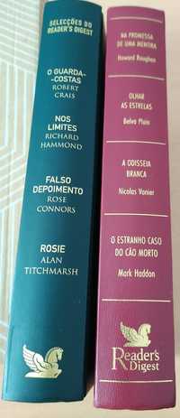 Três livros capa grossa