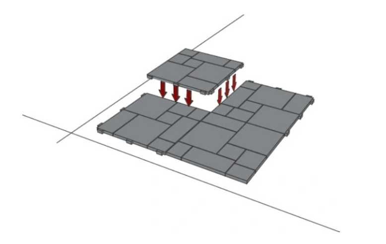 Podest tarasowy płytka tarasowa ciemna 30x30 beton kostka