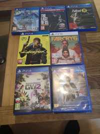 Gry na Ps4 oraz ps5 przygodowe Cyberpunk, Horizon, Farcry itp zamiana