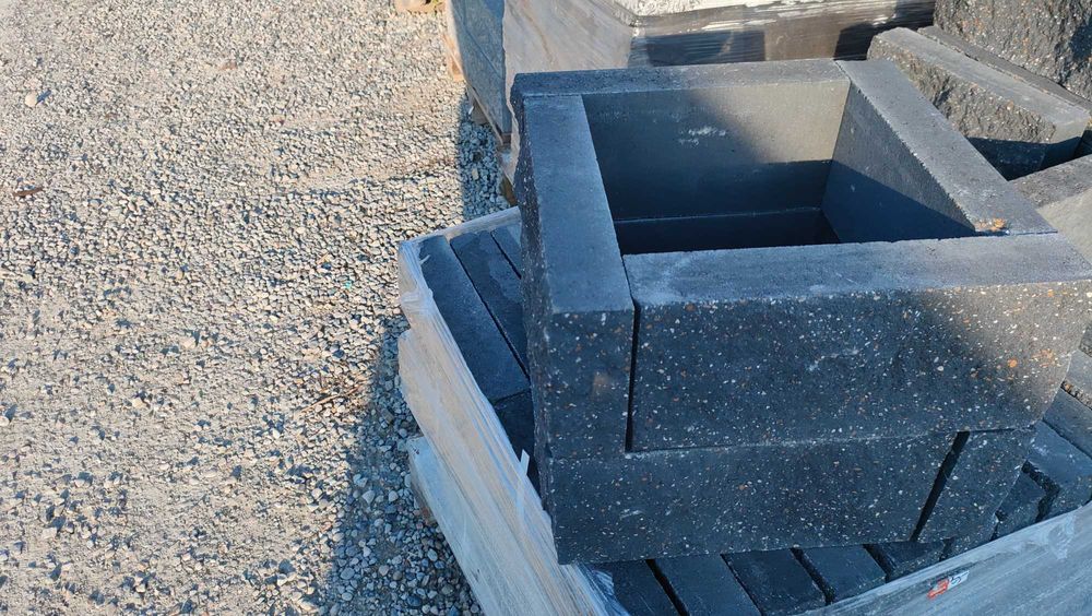 Bloczek uniwersalny do budowy grilla palisada obrzeże cegła łupana mur