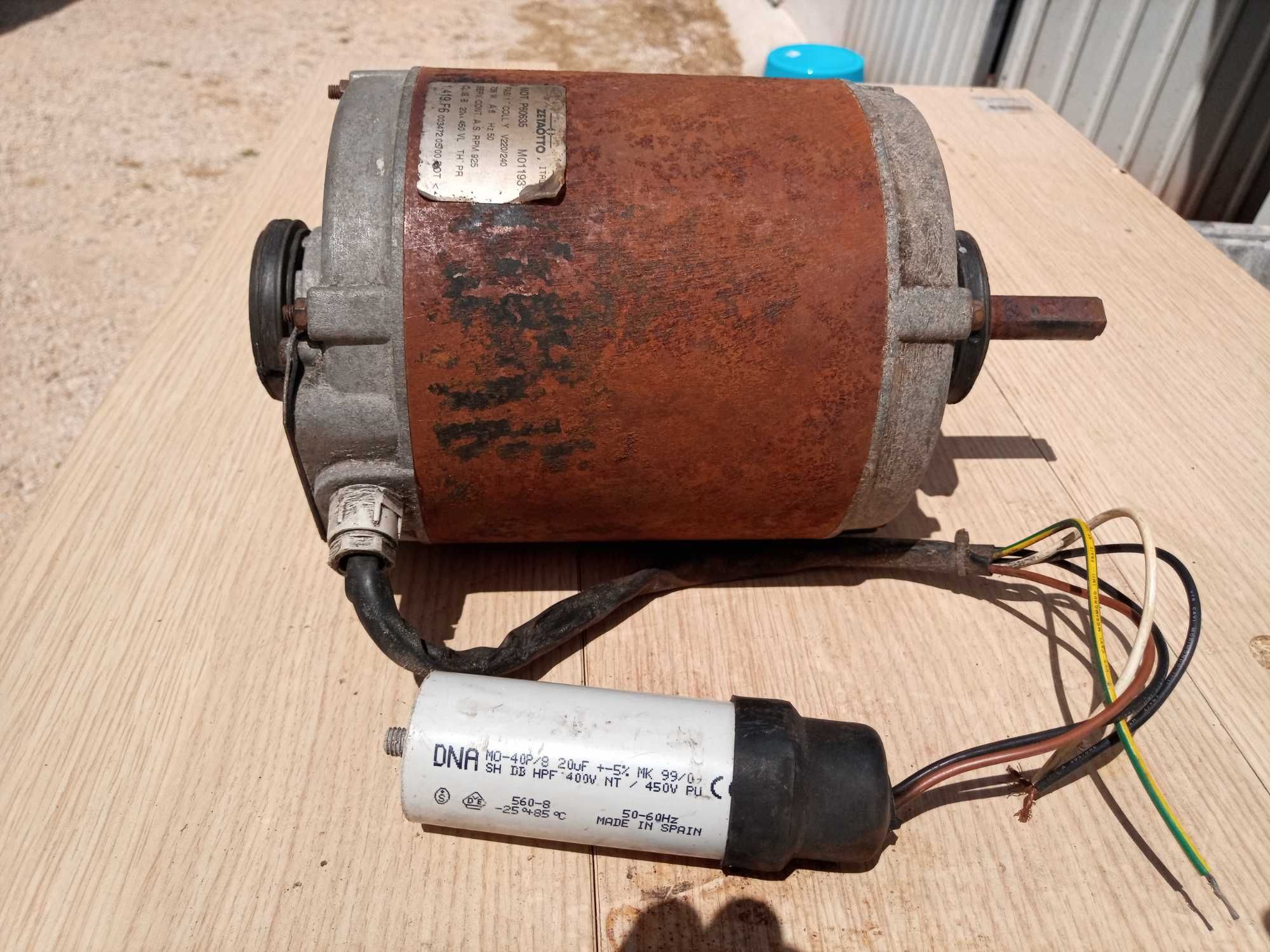 Motor de ventilador industrial