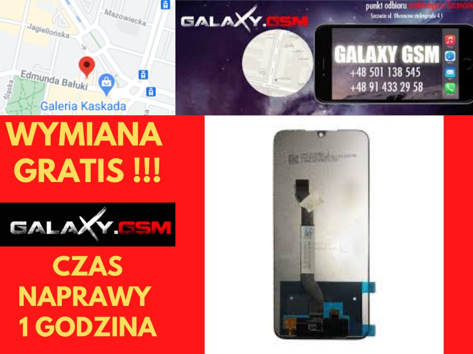 Xiaomi Redmi Note 8T Wyświetlacz Oryginał Wymiana GRATIS