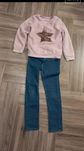 Zestaw bluza plus spodnie 128/134
