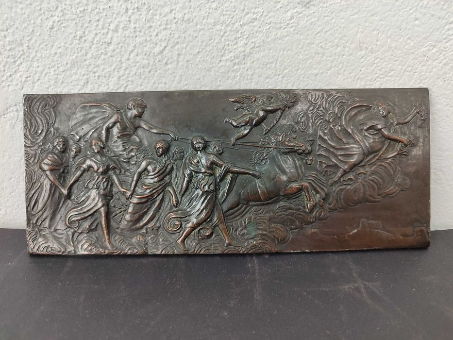 Placa em estanho cobreado