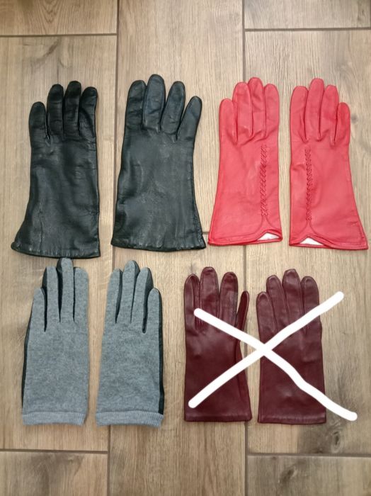 Рукавички шкіряні.Перчатки.