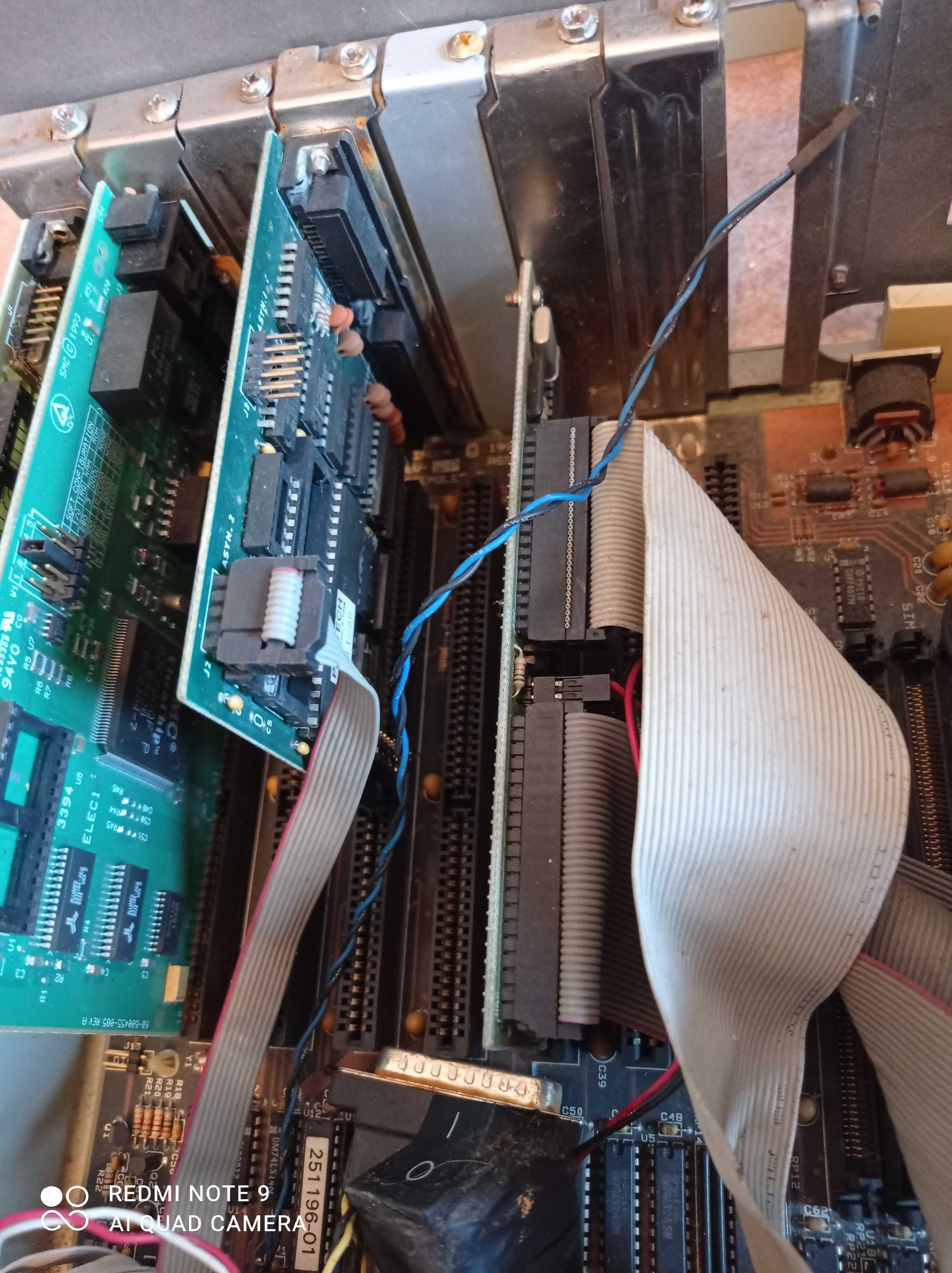 Retro PC, desktop, AMD 386DX40 z koprocesorem HT387. Zabytek 30 letni.