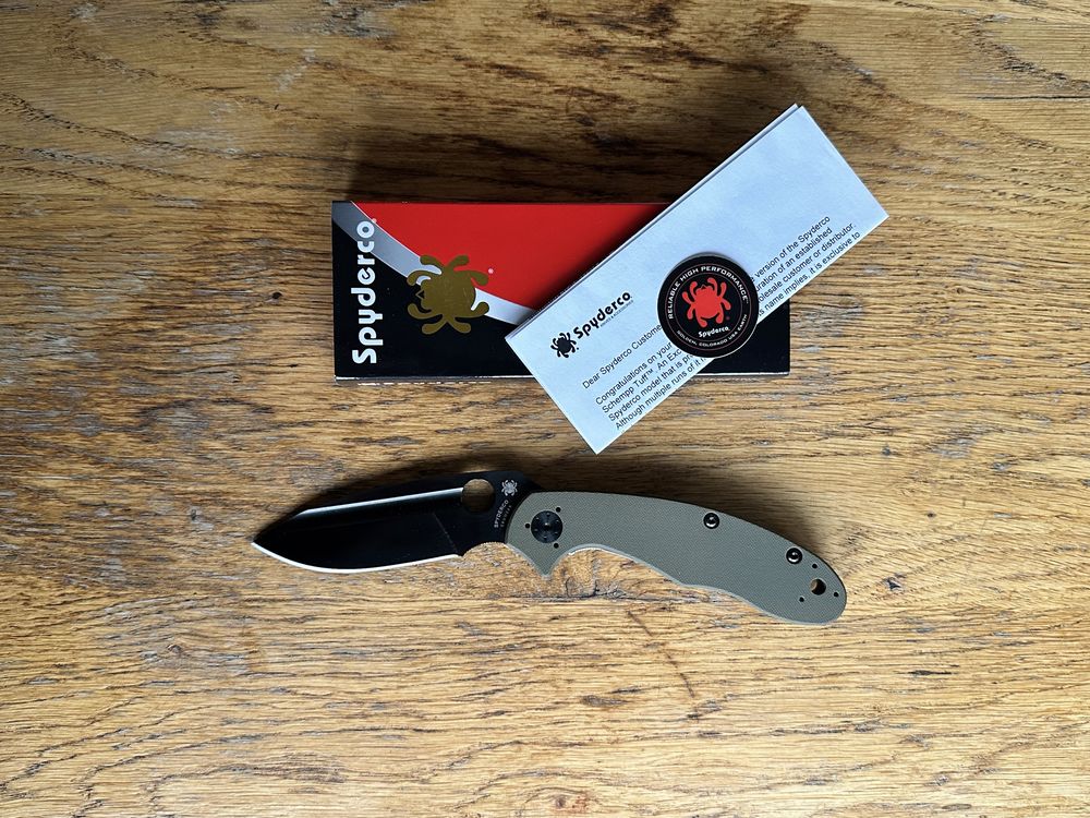 Коллекционный редкий нож Spyderco  CPM CRU-WEAR EXCLUSIVE