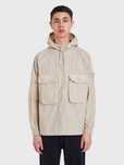 Мужской бежевый Анорак stone island ghost smock /ветровка/стоник