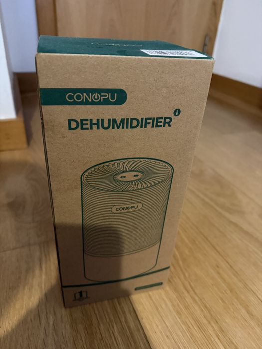 Dehumidificador na Caixa