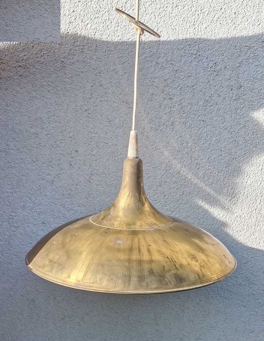 Lampa Loft Industrial Zyrandol Mosięzna Florian Schulz