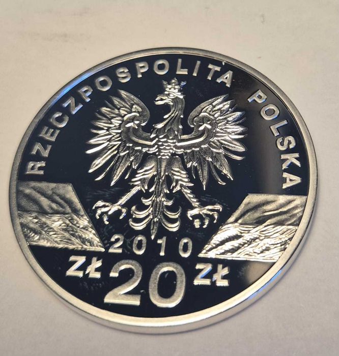 Moneta NBP, 2010, srebro, Podkowiec mały, nominał 20 zł