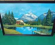Moldura de paisagem