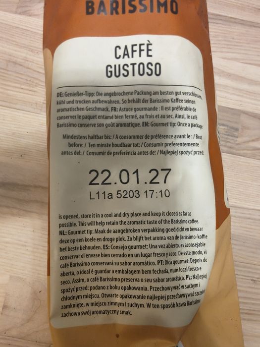 Kawa ziarnista Naruszono Caffe Gustoso 1,2 kg