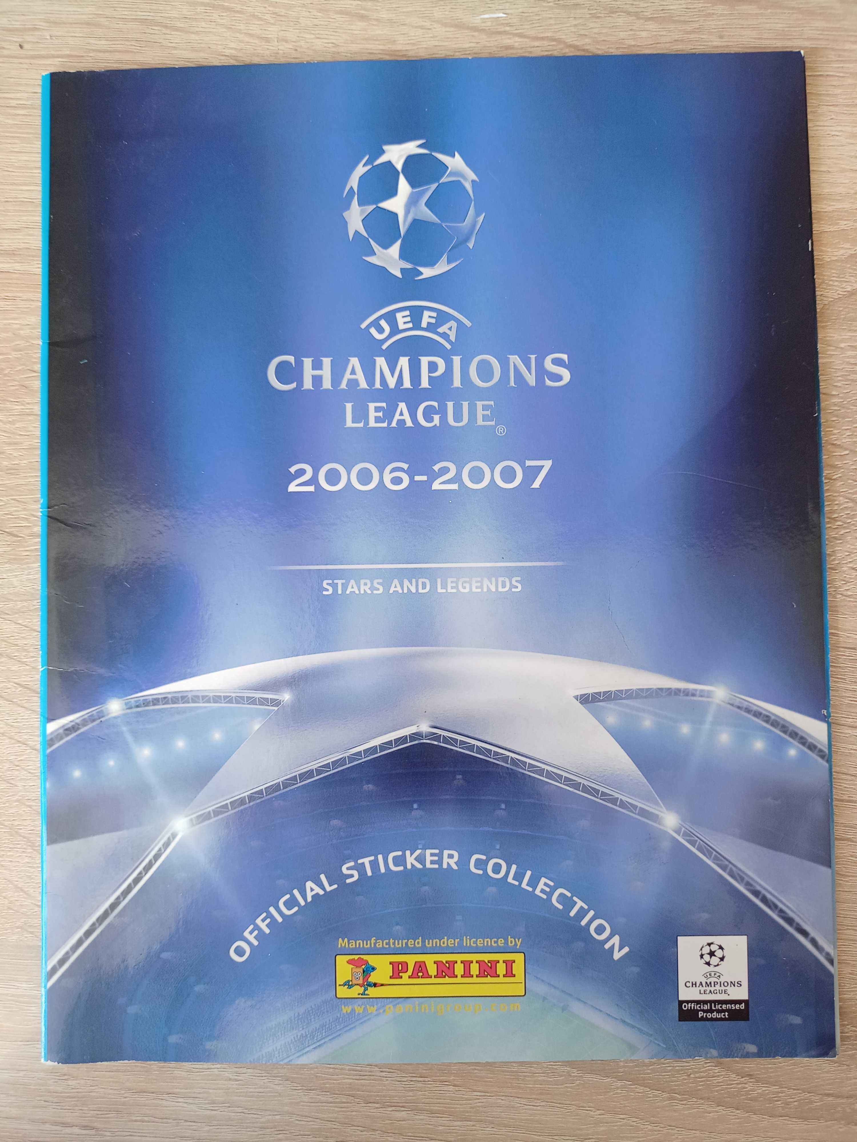 Panini Champions League 2006-07 pusty album na naklejki