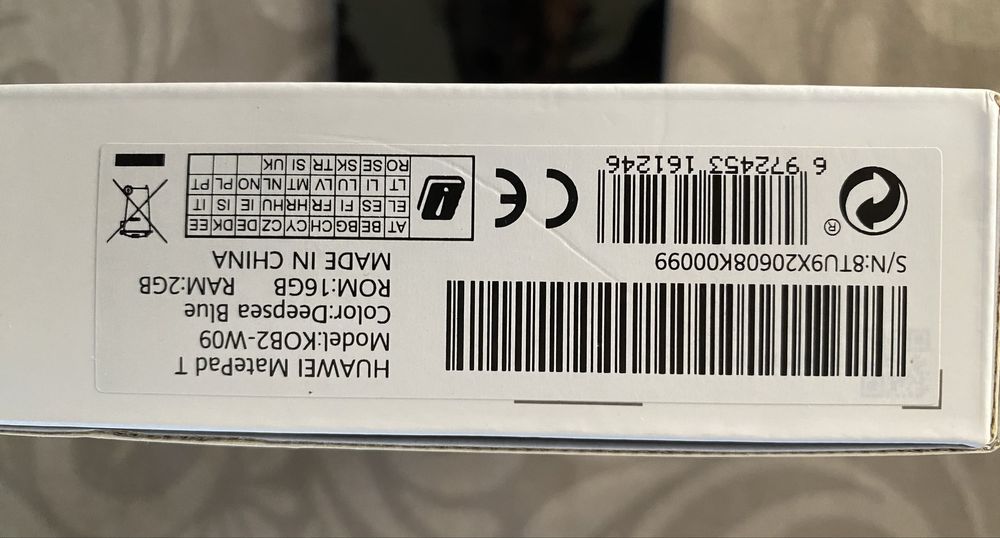 HUAWEI MatePad T 8 - 16 GB.  Novo (sem uso)