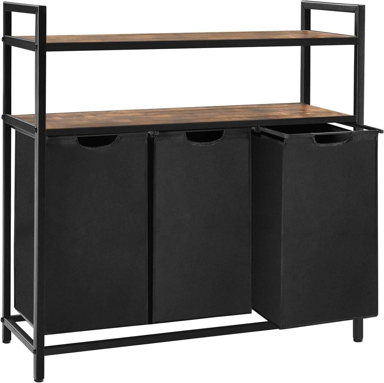 Nowy kosz na pranie /sorter do ubrań /organizer bambusowy 180 L !3510!