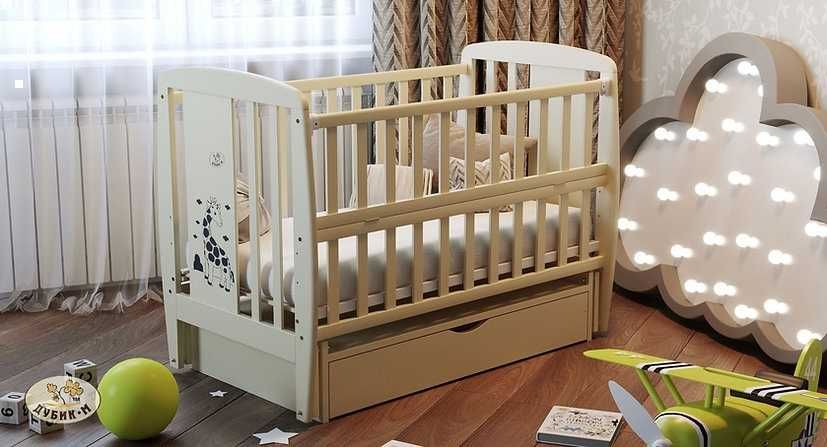 Дитяче ліжечко в асортименті / детская кроватка серия с рисунком