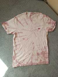 Koszulka t-shirt tiedye farbowany Levi's modny