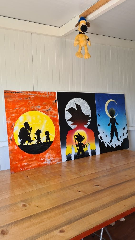 Pinturas a spray Dragon Ball