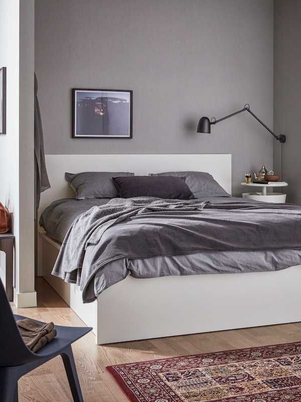 MALM Łóżko Ikea z pojemnikiem białe 140x200 Nowe w kartonach ! IKEA