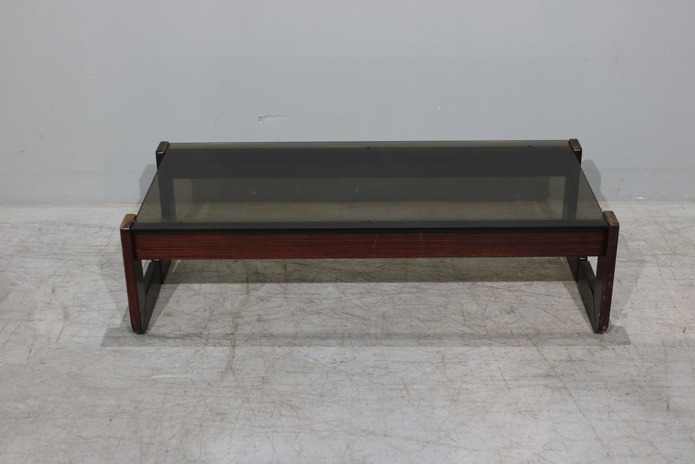 Mesa de centro Percival Lafer em pau santo | Design Brasileiro