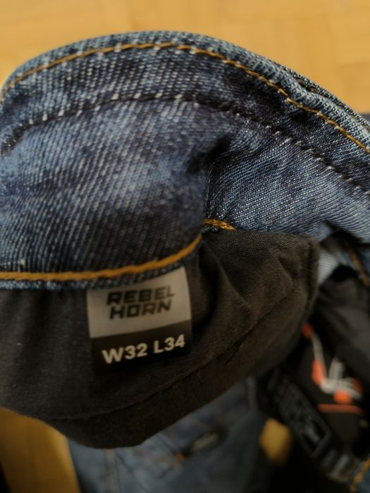Spodnie motocyklowe Jeansy Rebelhorn Bronco Monolayer Wash