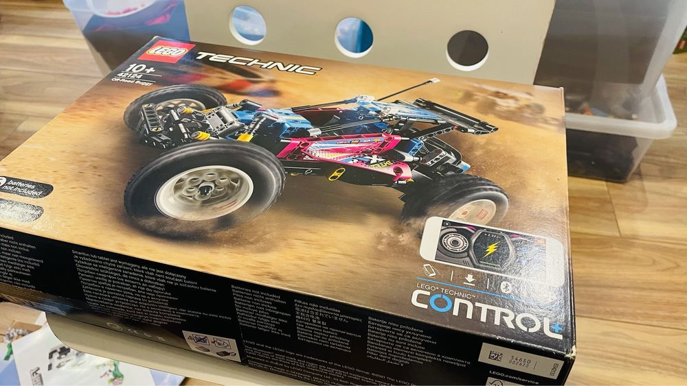 Kompletne Lego 42124 Łazik terenowy elektryczny zdalnie sterowany pude