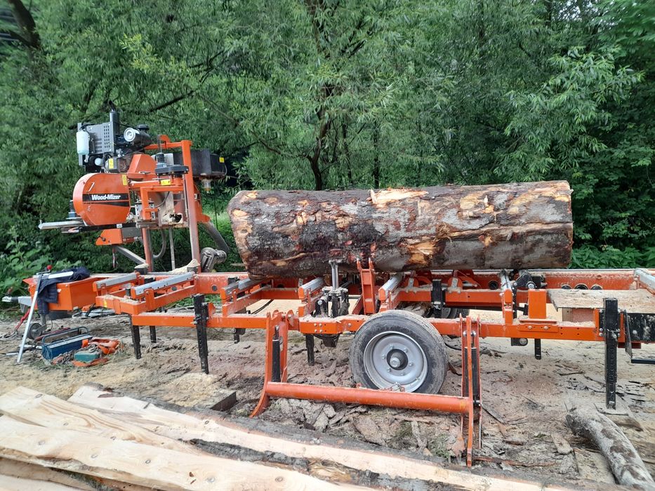 Tartak mobilny taśmowy objazdowy