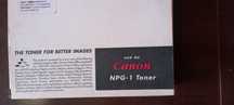 Toners originais Canon NPG-1 toner preto 3 unidades