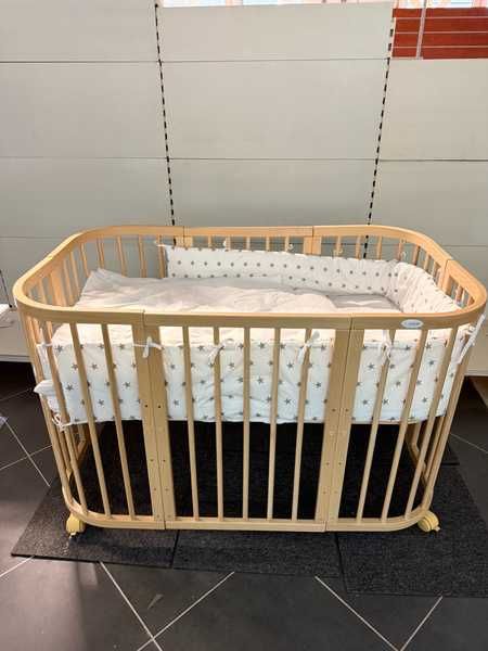 [OUTLET] Waldin Łóżeczko Dziecięce 7w1 z Materacem Natural