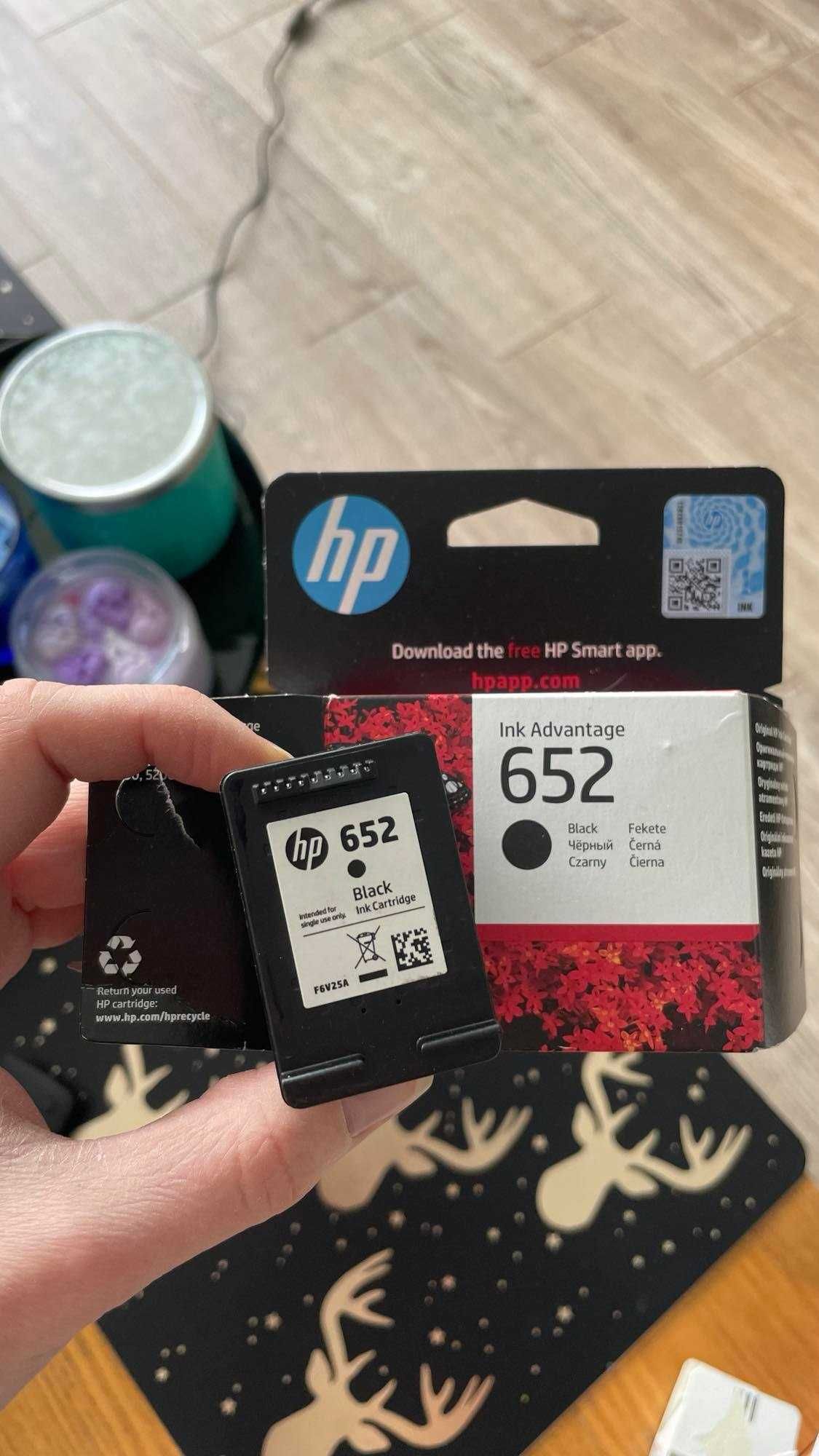 HP 652 pusty kartridż tusz czarny