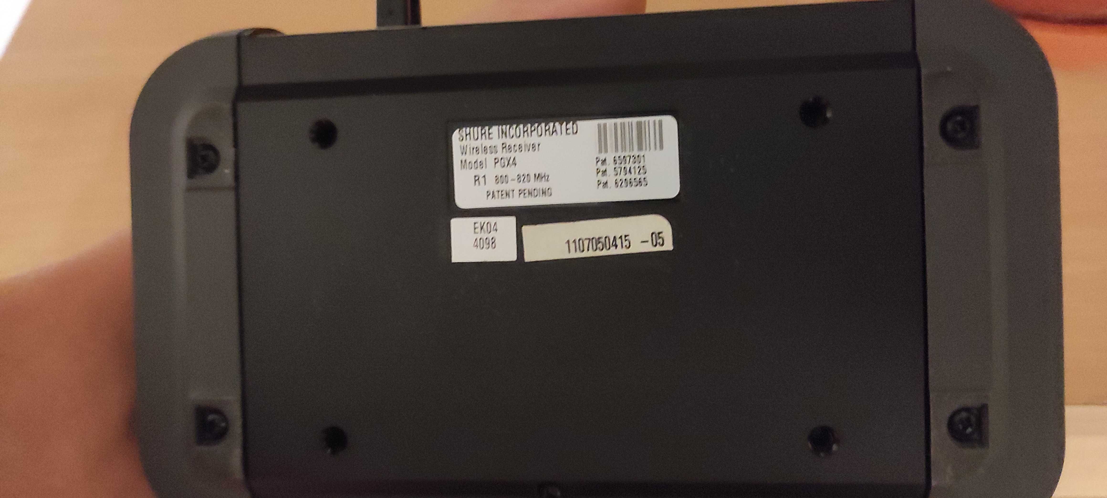 SHURE PGX 4 станція для мікрофону, база для радіомікрофона.