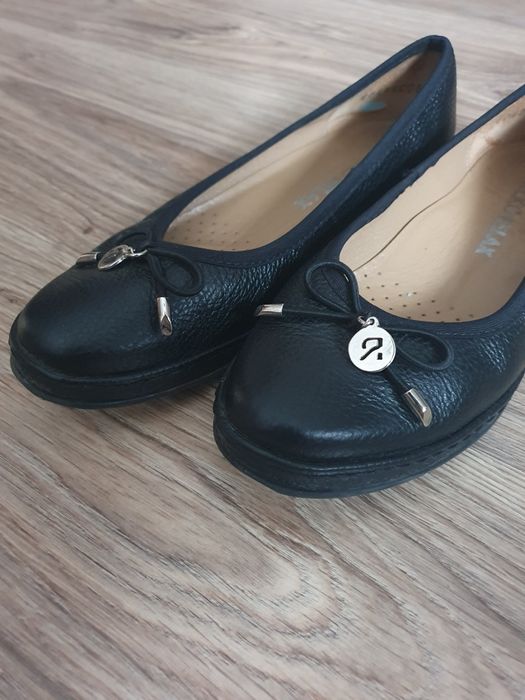 Baleriny Ryłko Relax - wygodne skórzane