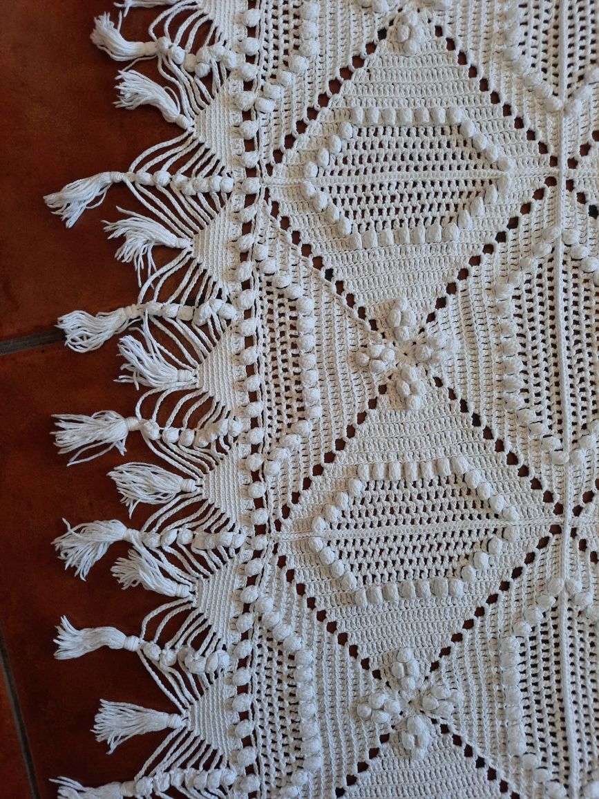 Colcha em crochet