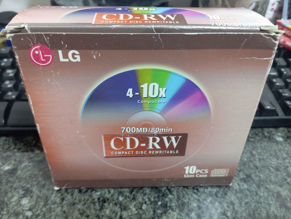 Диски чистые CD RW