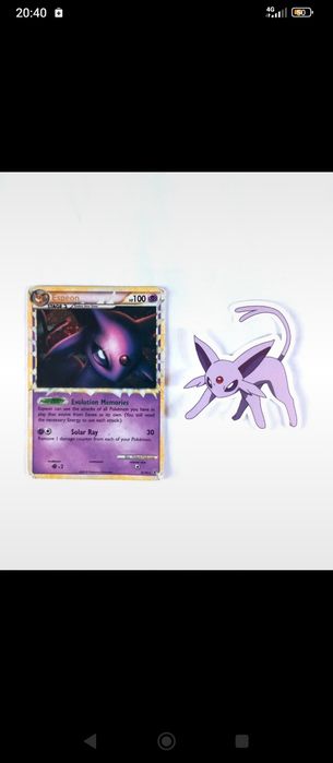 Carta Pokémon Espeon