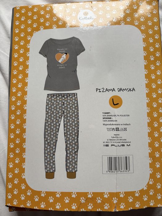 Piżama damska dwuczęściowa kotter